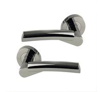 Intelligent Hardware Uap Ruby Polished Chrome Internal Door Handles Pair- Premium Range Zinc Lever Design