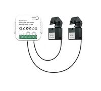 Intelligent Home Energy Monitor 2 Channel 80A Current Voltages Changer Clamp for Home Voice Control Easy Installation Power Monitors Electricity Statistics Device