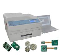Intelligent Infrared Ic Heater Reflow Oven,with PC Software,Drawer PCB Board SMD SMT Soldering Machine,Automatic Hot Air Heating Bga Rework Station T-937M-110V60Hz