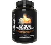 Intelligent Labs Meriva Curcumin Phytosome, 2900% Better Absorbed Than Ordinary Turmeric Curcumin 100% Soy Free, 120 Capsules Per Bottle (1000mg per Serving)
