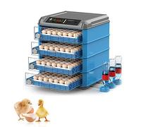 Intelligent Large Incubator, Automatic Flip Temperature Humidity Control with Lighting Poultry Hatcher for Chickens Ducks Goose Birds Household,256Eggs
