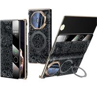 Intelligent Leather Mobile Phone Case for Huawei Mate XTs/XT. Magnetic, Kickstand, Smart Cellphone Cover/Shell for Mate XTs