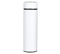 Intelligent LED Flask 500ml Temperature Display, Ultra-Light Stainless Steel Vacuum Beverage Bottle, Double Wall Vacuum Insulation Kettle(White)