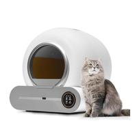 Intelligent Litter Tray For Multiple Cats, 65 Litre Capacity Litter Box With Deodorising And Self-cleaning Functions, Detects The Number Of Times The Cat Goes To The Toilet And The Cat's Weight.