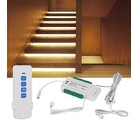 Intelligent Motion Sensor LED Stair Lighting Set, 16 Steps Light Strip, Indoor Cuttable (RL-STEP-02-T-2700K, Warm Light)