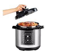 Intelligent Multifunctional Electric Pressure Cooker with 8 Preset Functions, 24-Hour Reservation, Food-Grade Inner Liner - 1 Pot for Rice, Soup, Meat, Cake & More