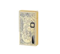 Intelligent multifunctional kerosene soft flame lighter, oil-electric hybrid intelligent kerosene lighter, double arc open flame two flames, refillable fuel, with 5 ignition methods (excluding fuel)(G