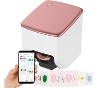 Intelligent Nail Printer, Smart DIY Nail Art Printer, Portable Digital Mobile Nail Painting Machine, 4800DPI HD Painting, DIY Photos/Cartoons/Texts Pattern, Portable Diy Nail Painting Device