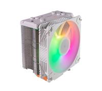 Intelligent PC Cooling Fan 4Pin Color LED Cooling Fan Metal CPU Air Cooling Wide Compatibility Quiet Operating Computer Fan With Copper Pipe Technology
