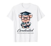 Intelligent Pig Graduated can i go back to be now T-Shirt