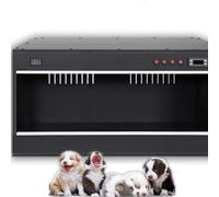 Intelligent Puppy Incubator Newborn Big Family Dog Kennel Pet Box Lab Heater Puppy Essentials Dog Crate,Black-80 * 50 * 50cm
