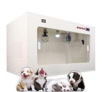 Intelligent Puppy Incubator Newborn Big Family Dog Kennel Pet Box Lab Heater Puppy Essentials Dog Crate,White-80 * 50 * 50cm