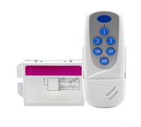 Intelligent Remote Control Switch for Wireless Lighting Management Compatible with Chandeliers, Ceiling Lamps, and Exhaust Fans (2-way)