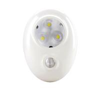 Intelligent Sensor LED Lamp - Motion Activated Nightlight, 37g Human Induction Wall Mount Light, Wireless Cabinet Lighting, Compact Battery Powered Safety Lamp for Corridors Wardrobes Stairs Hallway