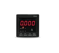 Intelligent Single-phase AC-DC Digital Display Ammeter AC5ADC75mv RS485 Communication Alarm 4-20ma Transmission 1Pcs(AC two alarm input)