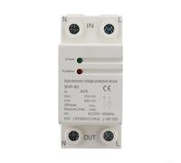 Intelligent Single-Phase Voltage And Current Protector, Adjustable Overvoltage Undervoltage Cut-Off, For 230V 63A Home Office