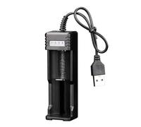 Intelligent Single Slot 26650/18650 Battery Charging Adapter With USB Port Compact Charging Device For Home Outdoor Use Compact Portable Battery Adapter