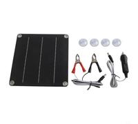 Intelligent Solar Battery Charger 10W Overcharge Protection | High efficiency crystalline silicon, stable output, generates 25-30% more power, ideal for 12V systems