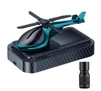 Intelligent Solar Powered Air Freshener for Cars, Featuring Carbon Fiber Design for Modern Vehicle Interiors (Green)