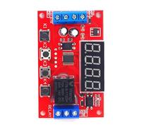 Intelligent Timer Delay Relay Module Cycle Controller LED Display DC 5V/12V/24V Home Industrial Input 0.01s