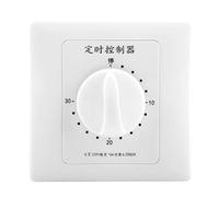 Intelligent Timer Switch, 220V Mechanical Timer Multi-Function Countdown Timer Switch for Controlling,Fan, Water Heater, Lamp(30 Minutes)