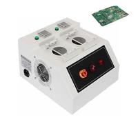 Intelligent Timing Constant Temperature Heating Device, Automatic Solder Paste Heating Machine, for SMT Assembly Temperature Control and Electronics Manufacturing Industrial Use(2 Holes)