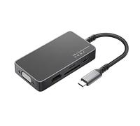 Intelligent Type-C Docking Station Hub USB Aluminum USB C Adapter 8 Port Use Simultaneously For Computer Usb C Hub Splitter For Laptop