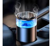 Intelligent Waterfall Inspired Car Air Freshener Diffuser with 2 French Perfumes (Cologne & Ocean), Auto On/Off, Ultrasonic Atomiser, 4 Modes, Fragrance Lasts 6 Months YWK-1