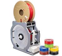 Intelligent Wire Winding Machine, Electric 3D Filament Respooler, Automatic Spool Winder Machine with Smart Start & Stop, Wrap Neatly Without Tangling for 1kg Spools, 3D Printing Materials