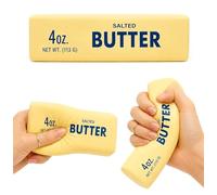 INTELLIGRON Butter Squishy Toy, 1Pc Squishy Butter Stick Fidget Toy, Soft Slow Rising Squishy for Kids, Cute Butter Squishy Style Squeeze Toy for Party Bags & Desk Gifts, Stress Relief Toy