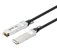 Intellinet QSFP+ 40G Passive DAC Twinax Cable QSFP+ to QSFP+ 0.5m MSA Compliant