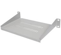Intellinet 10" Cantilever Shelf 1U Shelf Depth 150mm Vented Max 25kg Grey Three Year Warranty