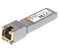Intellinet 10 Gigabit Copper SFP+ Transceiver Module, 10GBase-T (RJ45) Port, 30 m, up to 10 Gbps Data-Transfer Rate with Cat6a Cabling, Equivalent to Cisco MA-SFP-10G-T