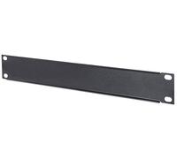 Intellinet 10 Inch Blank Panel, 1U Cover for Unused Space in 10 Inch Cabinet, Metal, Black
