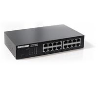 Intellinet 16-Port Gigabit Ethernet Switch Desktop 19 Inch Rack Mount Black 561068