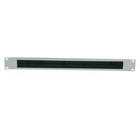 Intellinet 19" Cable Entry Panel. 1U. with Brush Insert. Grey