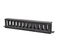 Intellinet 19" Cable Management Panel 19" Rackmount Cable Manager 1U With Cover