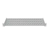 Intellinet 19" Cantilever Shelf 1U 2-Point Front Mount 150mm Depth Max 25kg Grey Three Year Warranty