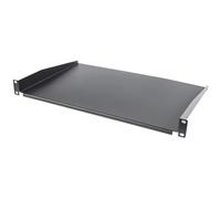 Intellinet 19" Cantilever Shelf 1U Shelf Depth 300mm Non-Vented Max 25kg Black Three Year Warranty