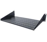 Intellinet 19" Cantilever Shelf 2U 2-Point Front Mount 250mm Depth Max 25kg Black Three Year Warranty