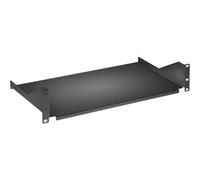 Intellinet 19" Cantilever Shelf 2U Fixed Depth 400mm Max 25kg Black Three Year Warranty