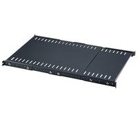 Intellinet 19" Fixed Extending Shelf 1U Extending Fixed Shelf 550mm to 1000mm Steel Max 45kg Black Three Year Warranty