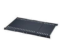 Intellinet 19" Fixed Extending Shelf 1U Extending Fixed Shelf 550mm to 1000mm Steel Max 45kg Black Three Year Warranty