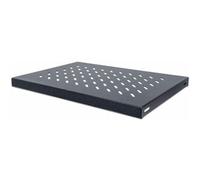 Intellinet 19" Fixed Shelf 1U 345Mm Depth Max 50Kg Black Steel 50 Kg Static/Stat