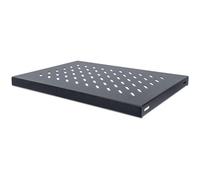 Intellinet 19" Fixed Shelf 1U 345Mm Depth Max 50Kg Black Steel 50 Kg Static/Stat