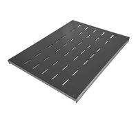 Intellinet 19" Fixed Shelf, 1U, 600mm Depth, Heavy-Duty, Max 100kg, Black. Ty...