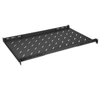 Intellinet 19" Fixed Shelf (adjustable) 1U 750mm shelf depth 750 to 950mm adjustable rail depth Max 20kg Black Lifetime warranty