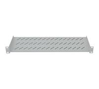 Intellinet 19 Inch Cantilever Shelf, 1U, 2-Point Front Mount, 150 mm Depth, Grey