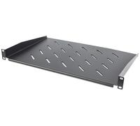Intellinet 19 Inch Cantilever Shelf, 1U, Shelf Depth 300 mm, Vented, Black