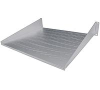 Intellinet 19 Inch Cantilever Shelf, 2U, 2-Point Front Mount, 250 mm Depth, Grey
